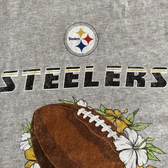 Pittsburgh Steelers Shirt Mens Large Tommy Bahama Graphic Football Long Sleeve - Picture 10 of 14